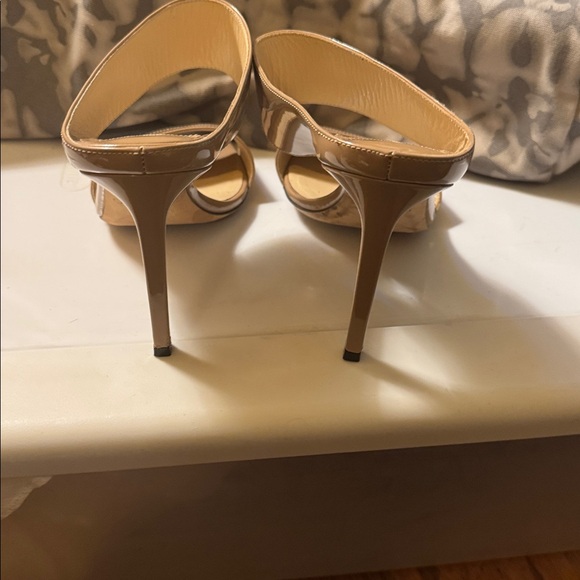 Jimmy Choo Hira 85 mm nude soft patent leather - Picture 3 of 4